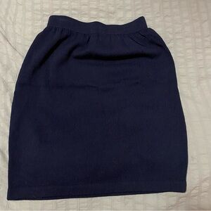 St. John Collection by Marie Gray dark blue skirt